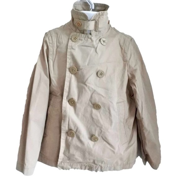 CREWCUTS beige rain jacket size 8 - Picture 1 of 10